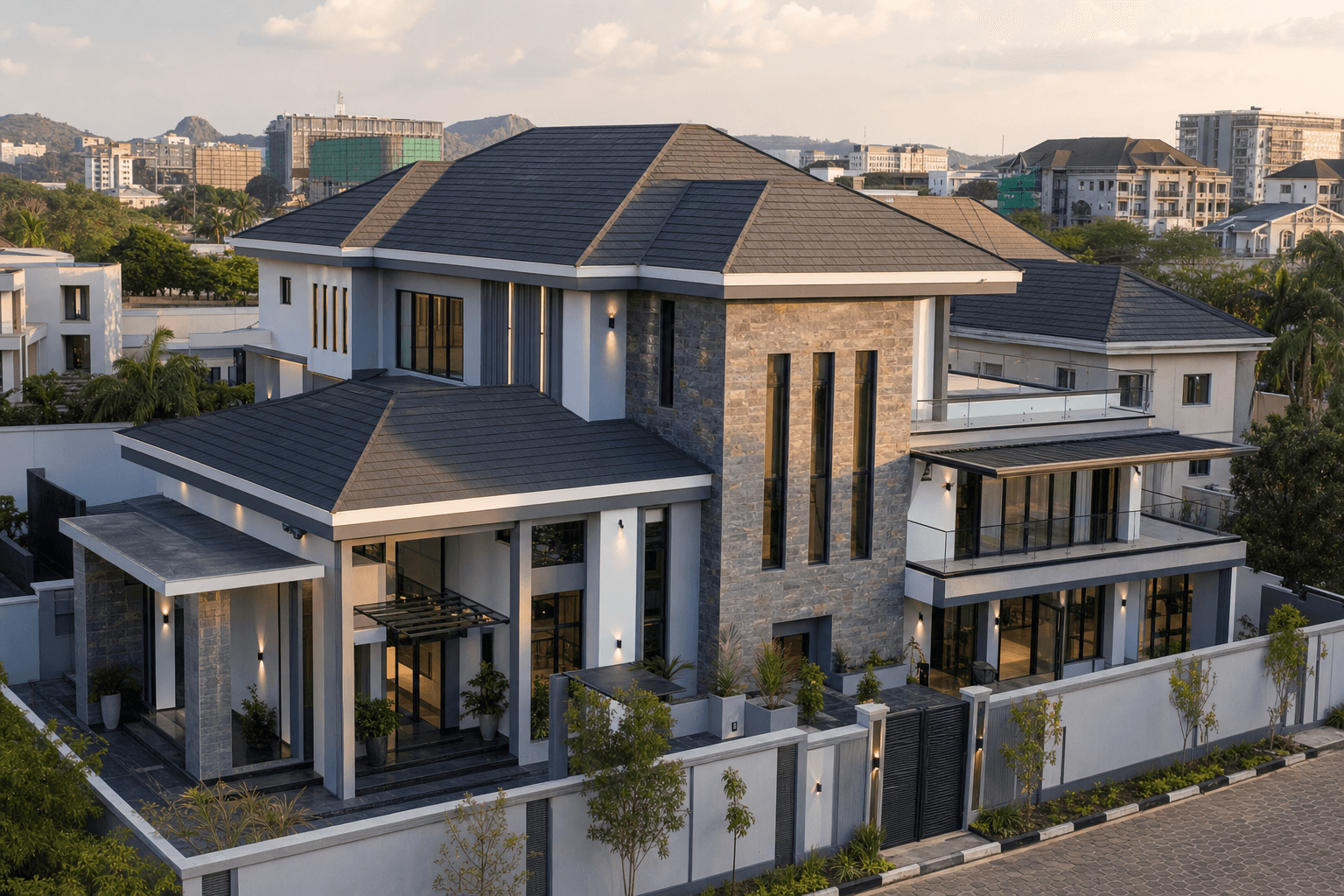 High Energy Yield — modern Nigerian luxury villa