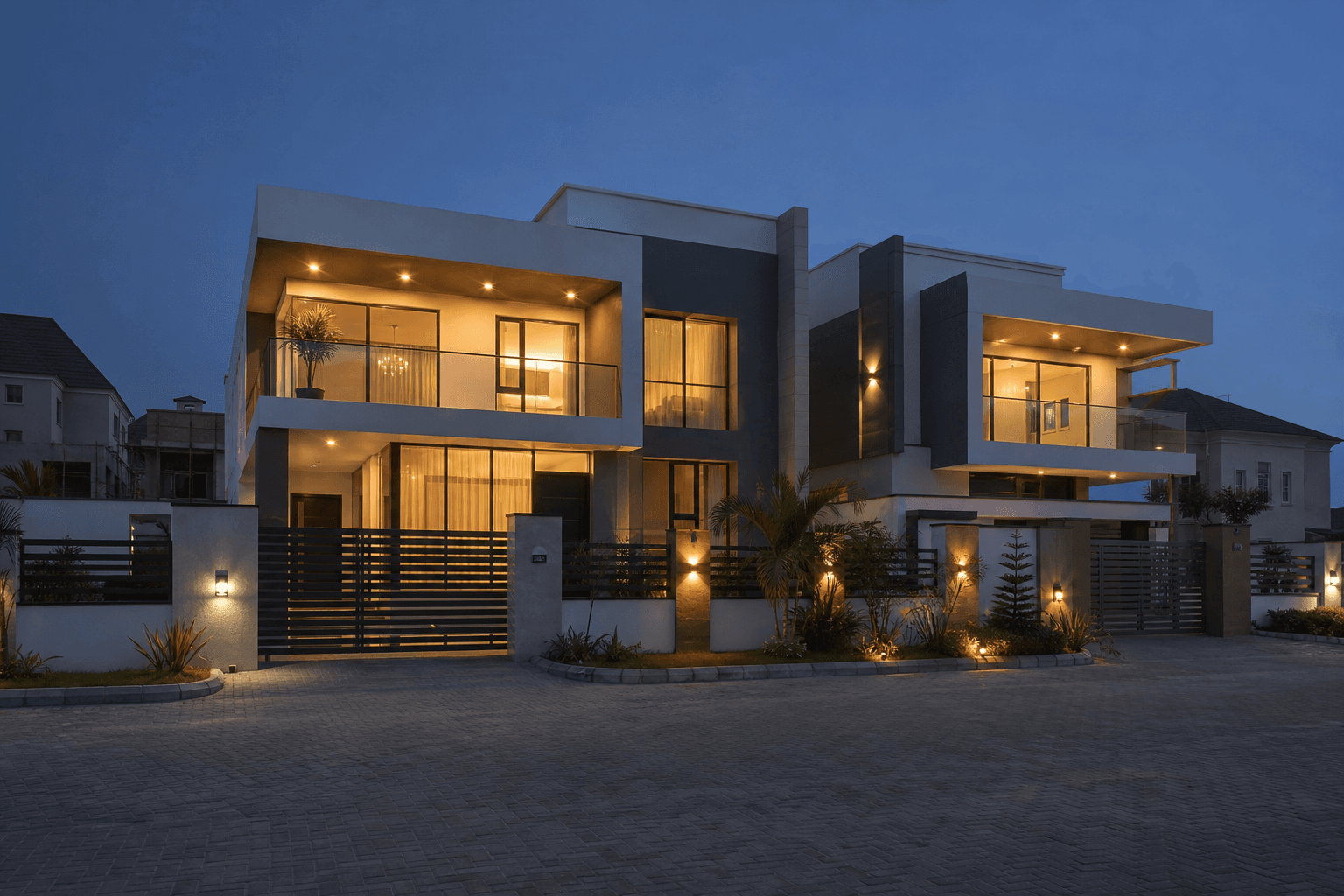 Grid Independence — modern Nigerian luxury villa